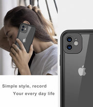 Load image into Gallery viewer, Design for iPhone 12 Waterproof Case, Full Body Shockproof Case for iPhone 12 Case with Screen Protector, Dust Proof Phone Case Cover for iPhone 12 6.1 inch (Black)