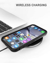 Load image into Gallery viewer, iPhone XR Waterproof case Life Snowproof Dirtproof Shockproof Cover … (Black/Clear)