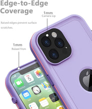 Load image into Gallery viewer, LOVE BEIDI Design for iPhone 12 Pro Max Case Waterproof 6.7&#39;&#39;, Shockproof Phone Case for iPhone 12 Pro Max Protective Case with Screen Protector, Dust Proof Cover for iPhone 12 Pro Max (Purple)