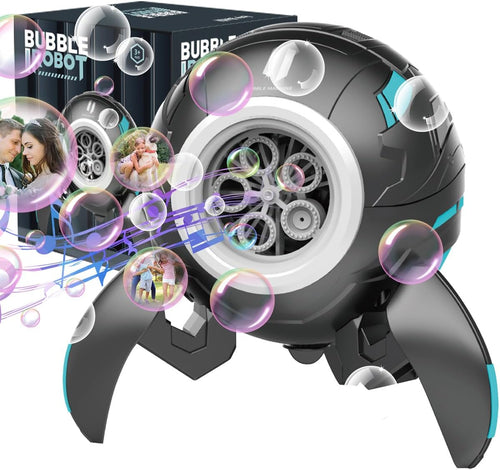 Bubble Machine for Kids, Automatic Robot Bubble Maker Toys Kids Bubble Machine for Parties Wedding, Bubble Machine Toy for Toddlers Children Pets Dogs Cat Indoor