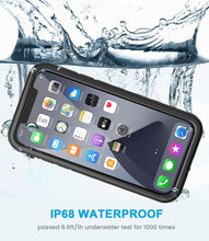 Load image into Gallery viewer, LOVE BEIDI iPhone X/Xs Waterproof case Life Snowproof Dirtproof Shockproof Cover for iPhone X/Xs 5.8‘’ (Black)