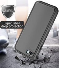 Load image into Gallery viewer, iPhone 8 7 Waterproof Case Cover Built-in Screen Protector Fully Sealed Life Shockproof Snowproof Underwater Protective Cases for iPhone iPhone 8 7 4.7&quot; (Black)