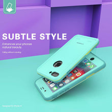 Load image into Gallery viewer, LOVE BEIDI iPhone 8 Plus/7 Plus Waterproof Case Cover Built-in Screen Protector Fully Sealed Life Shockproof Snowproof Underwater Protective Case for iPhone 8/7 Plus 5.5&quot;(Cyan/Green/Mint Green)