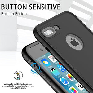 LOVE BEIDI iPhone 8 Plus & 7 Plus Waterproof Case - Underwater Snowproof Dirtproof Shockproof Cover